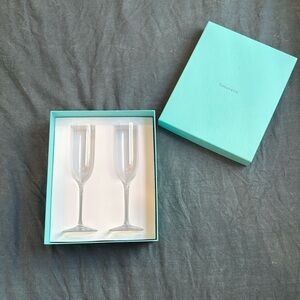 NEW Tiffany & Co Champagne Glasses